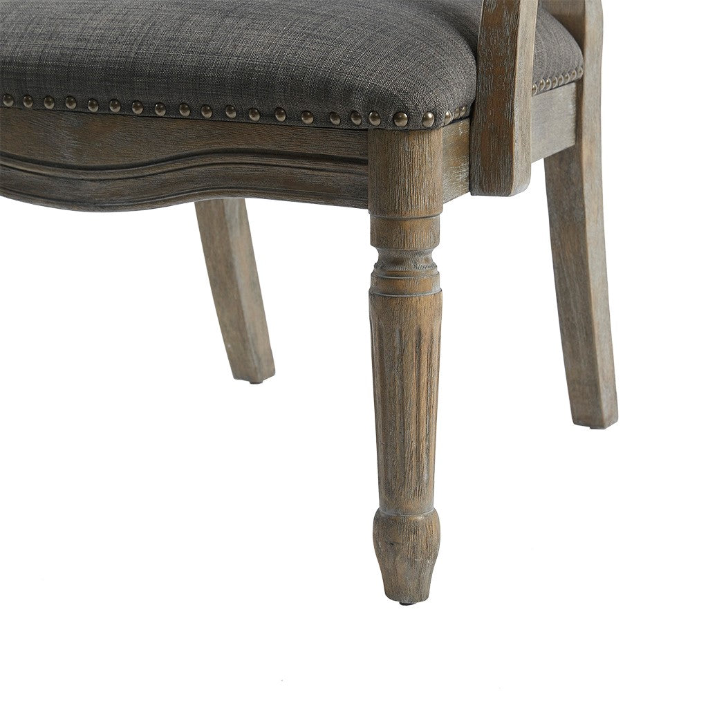 Brentwood Exposed Grey Wood Arm Chair