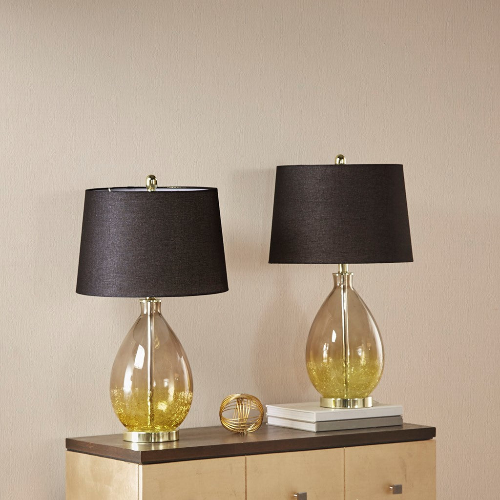 Cortina Gold Table Lamp Set of 2