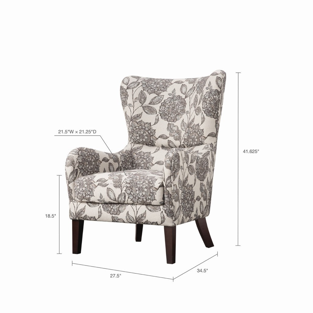 Arianna Swoop Wing Chair