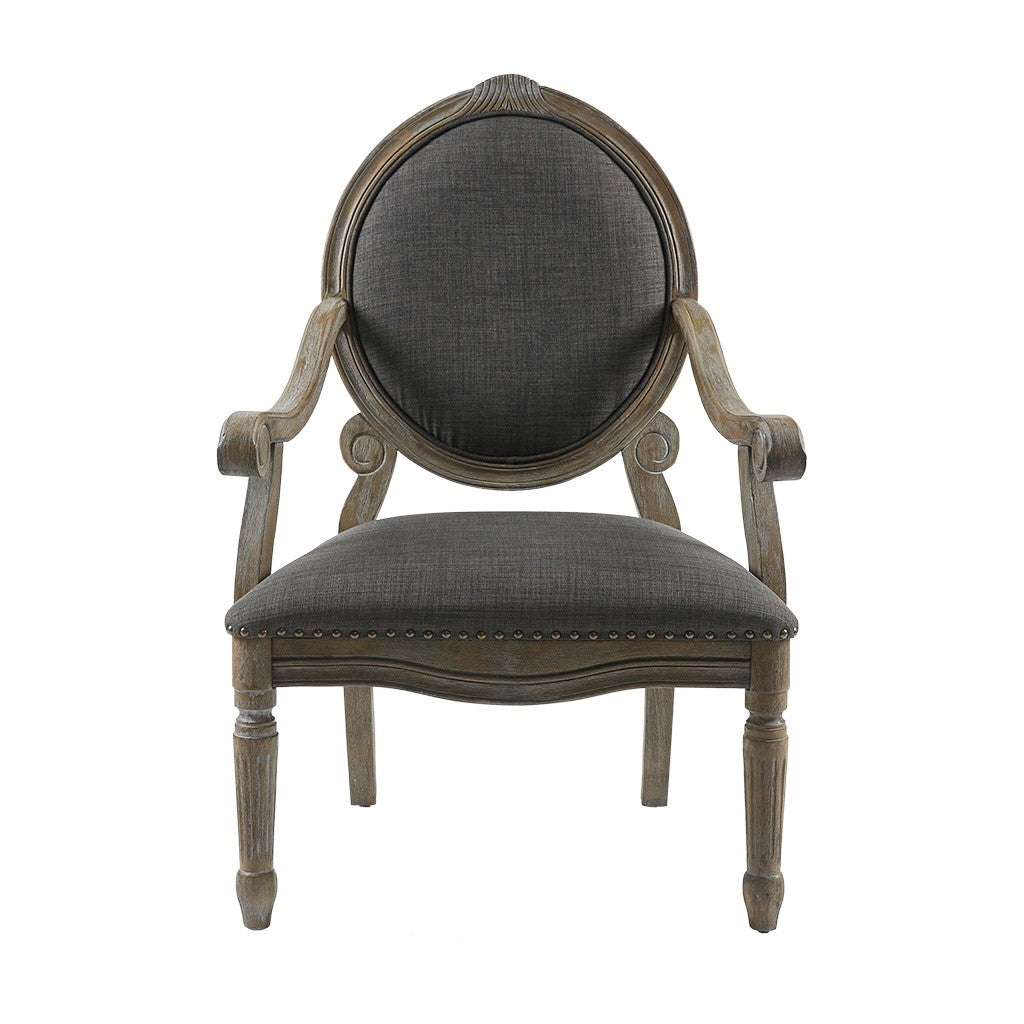 Brentwood Exposed Grey Wood Arm Chair