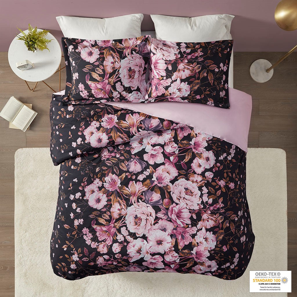 Gabriella Floral Printed Duvet Cover Set