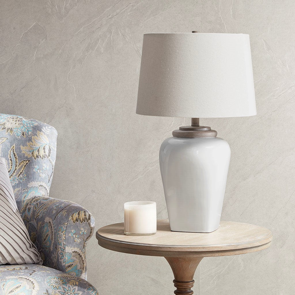 Jemma White Table Lamp