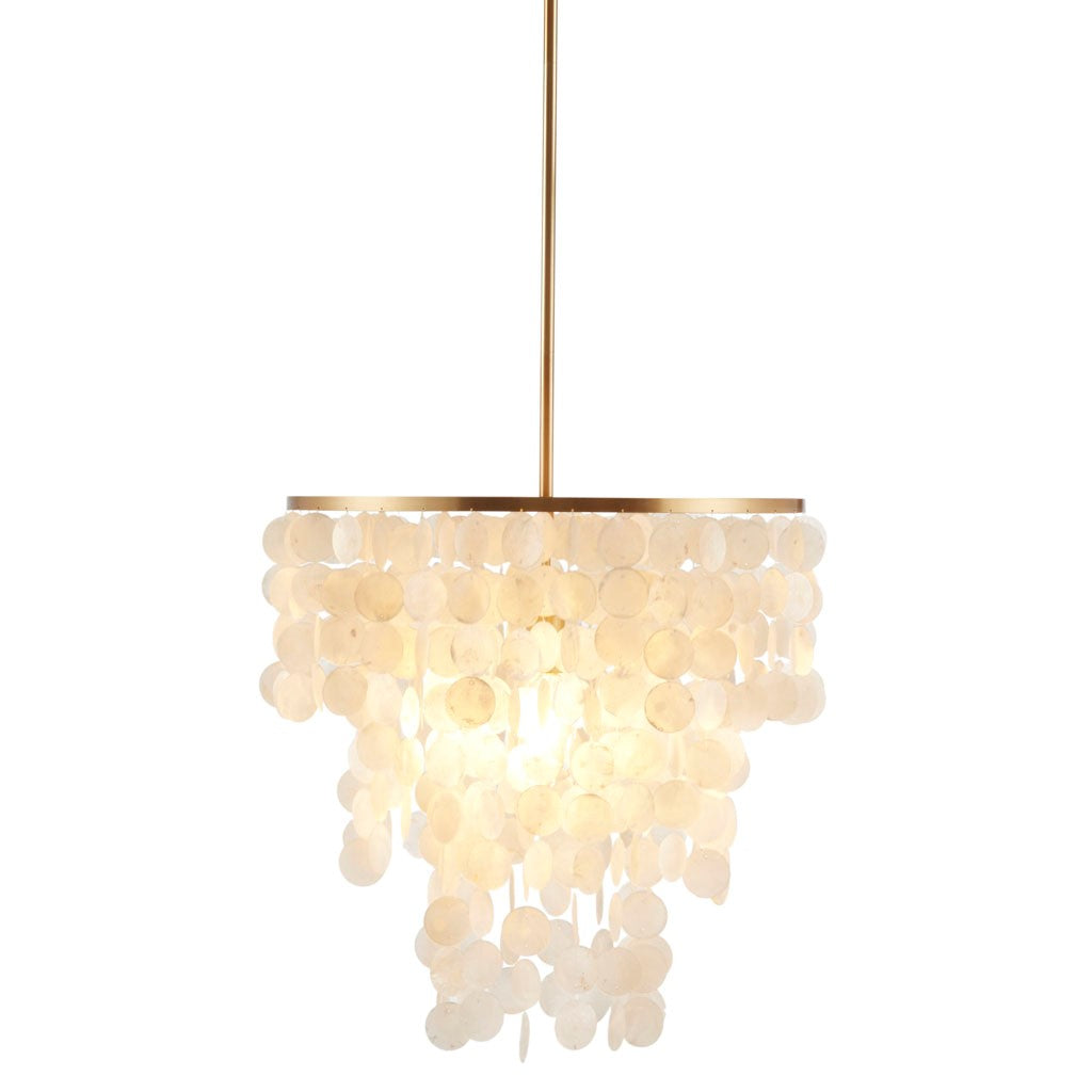 White Isla Chandelier