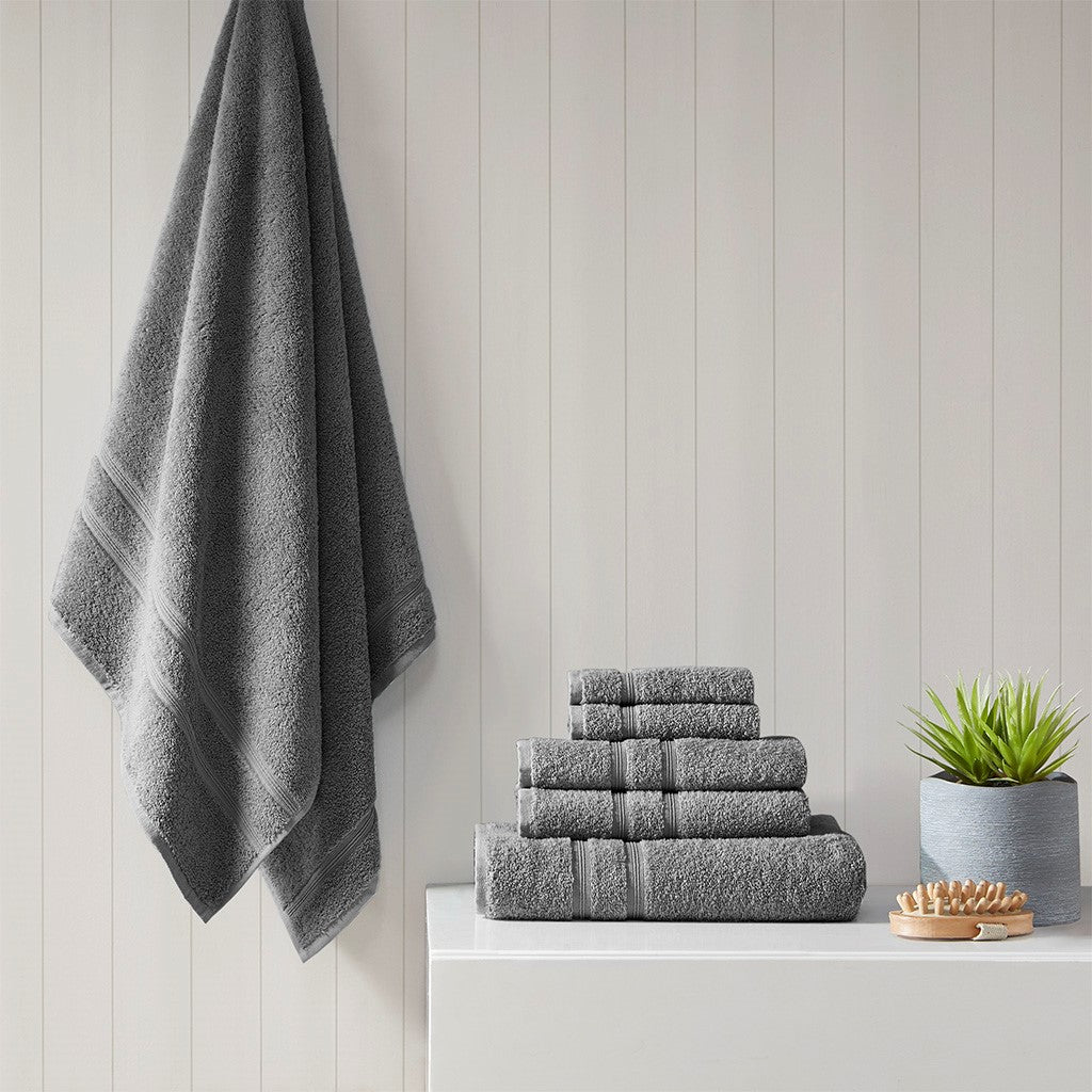 Aegean 100% Turkish Cotton 6 Piece Towel Set