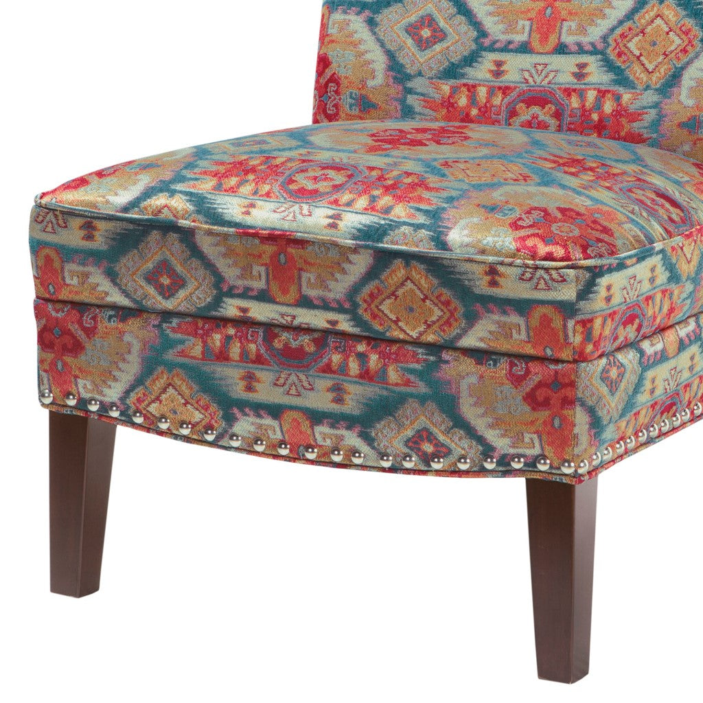 Hayden Slipper Red Accent Chair