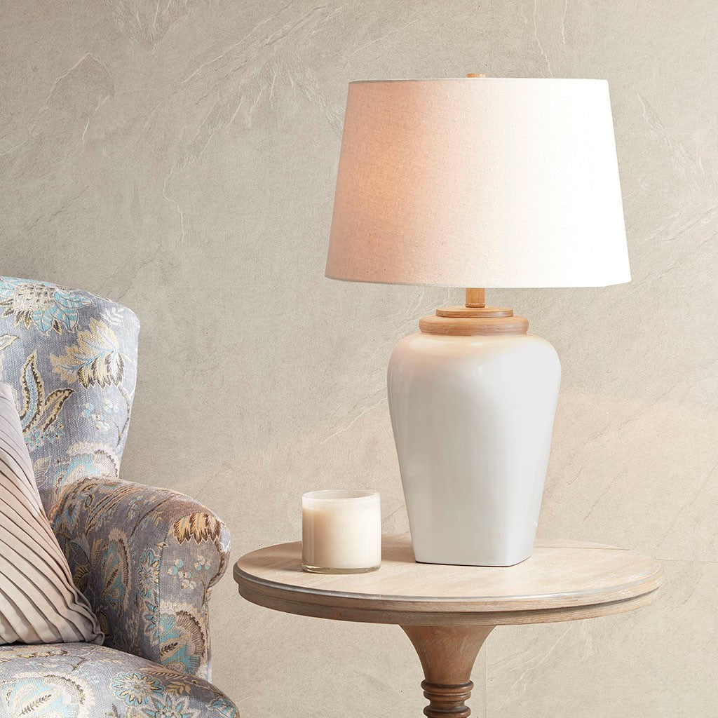 Jemma White Table Lamp