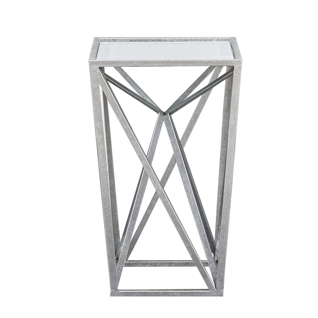 Zee Angular Mirror Accent Table