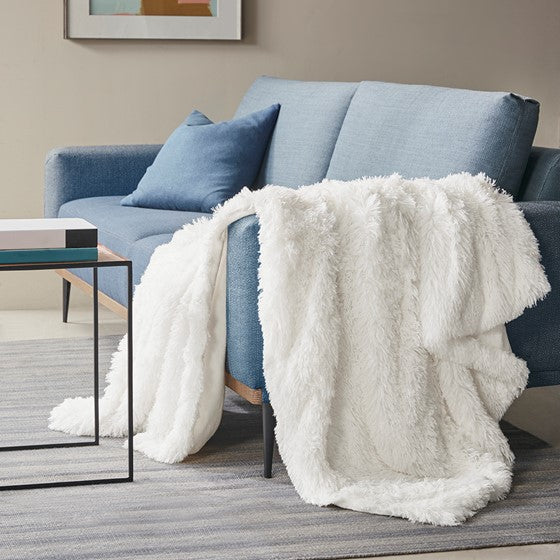 Malea Shaggy Fur Weighted Blanket