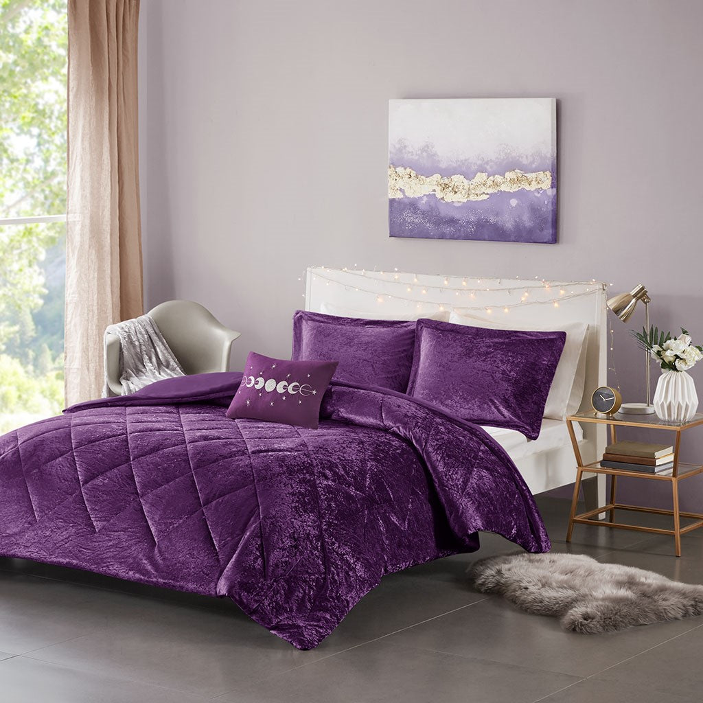 Felicia Velvet Duvet Cover Set