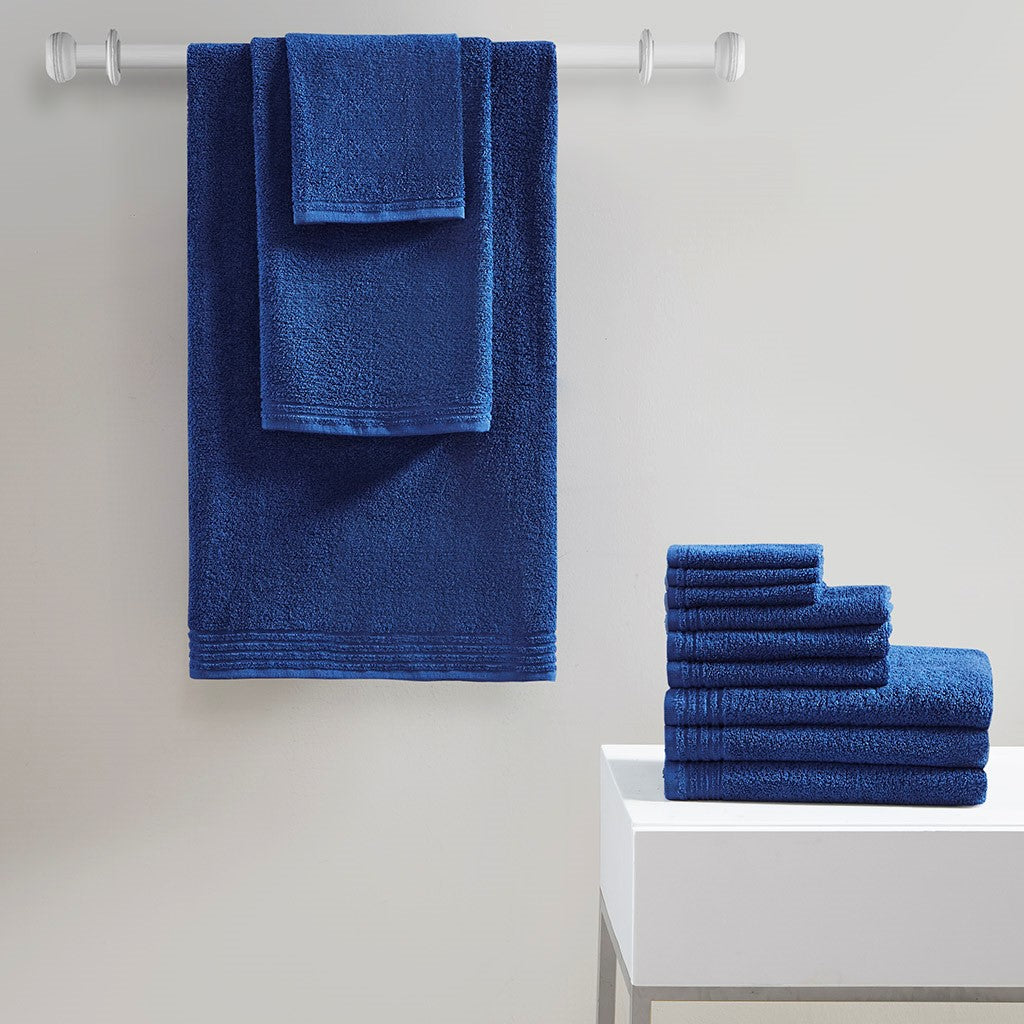 Big Bundle 100% Cotton 12 Piece Bath Towel Set