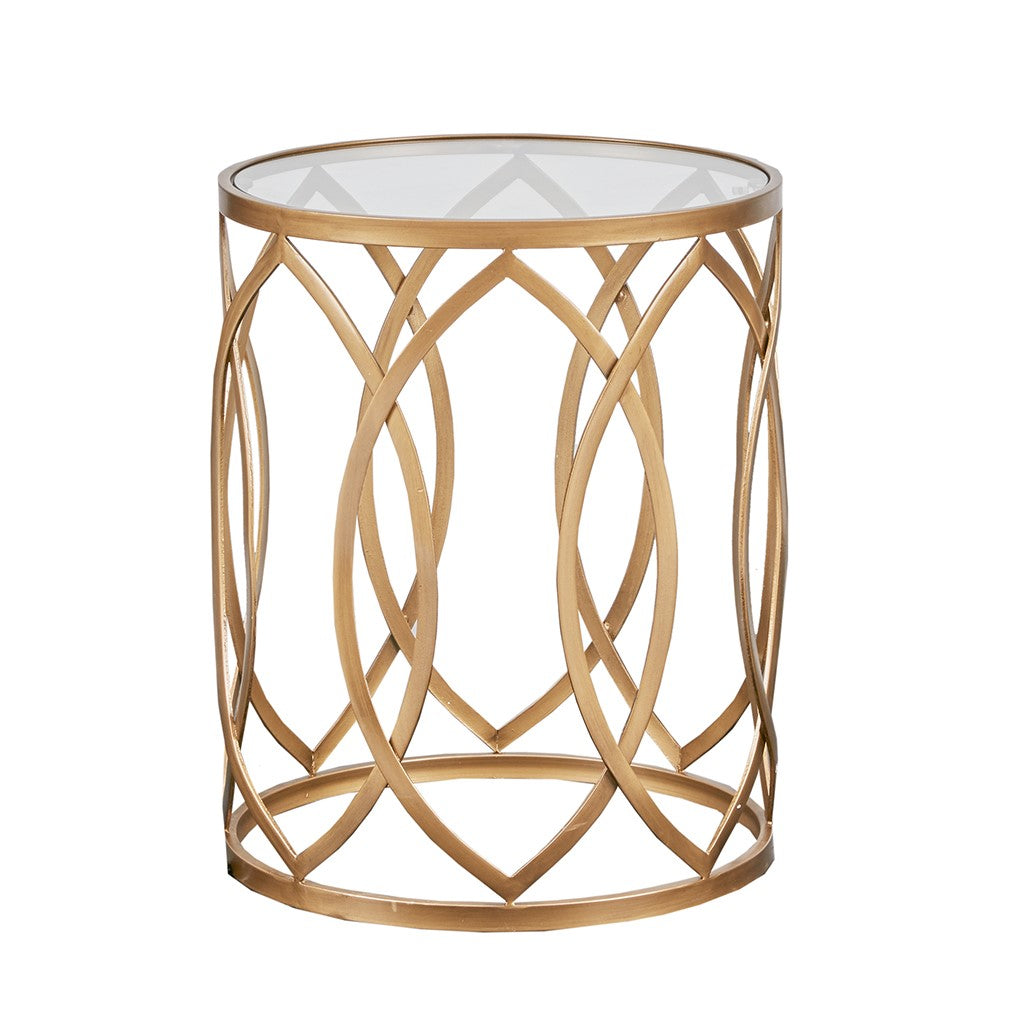 Arlo Metal Eyelet Accent Table