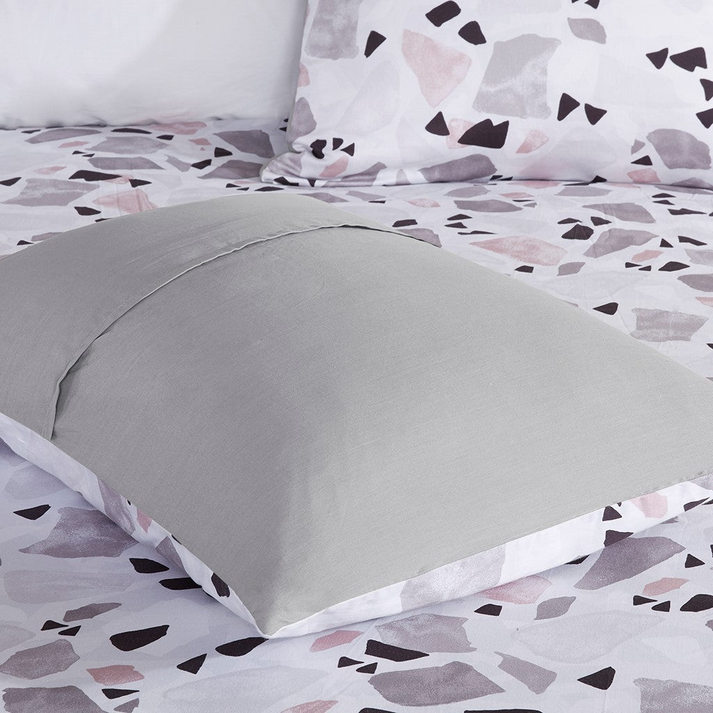 Terrazzo Cotton Printed Comforter Set