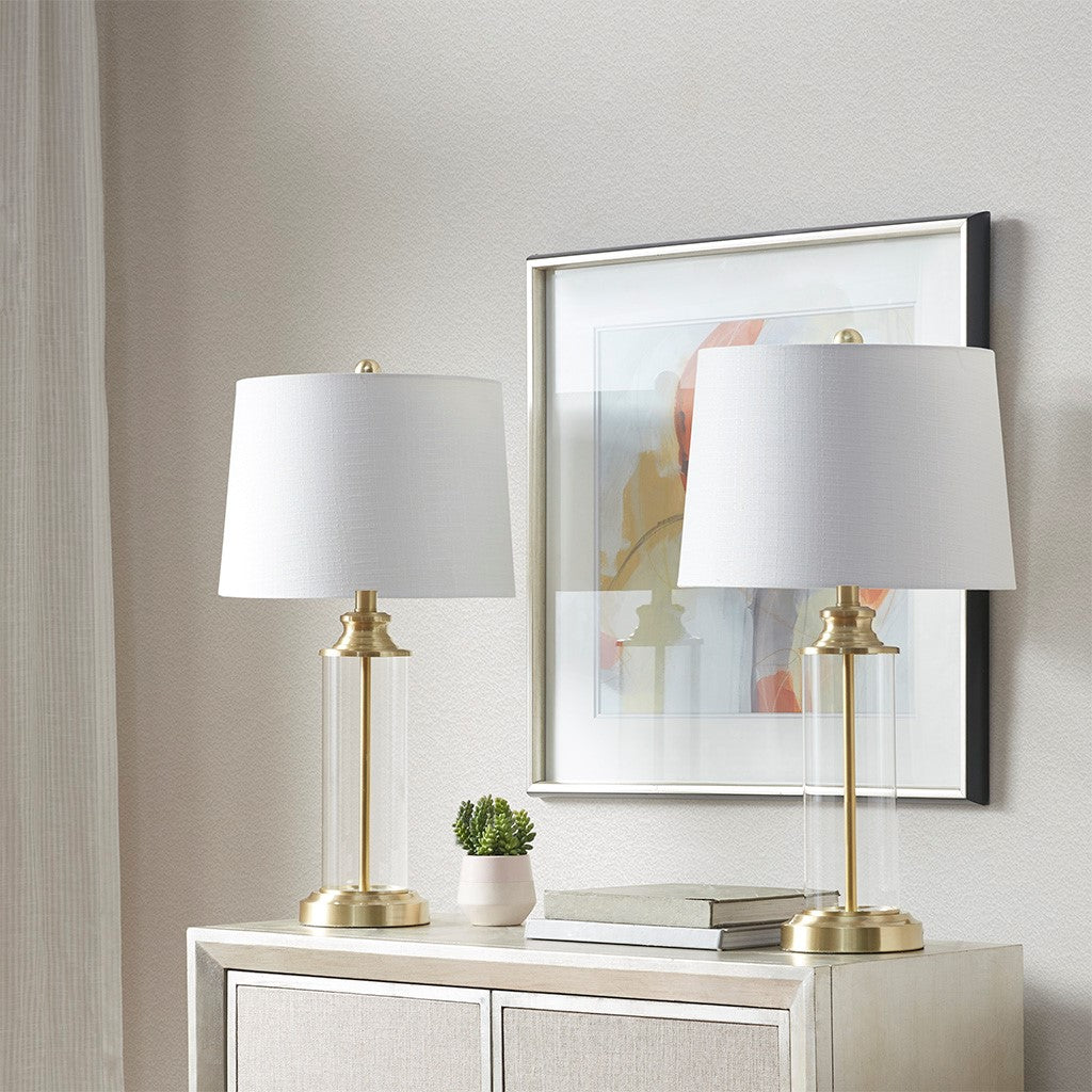 Clarity Gold Table Lamp Set of 2