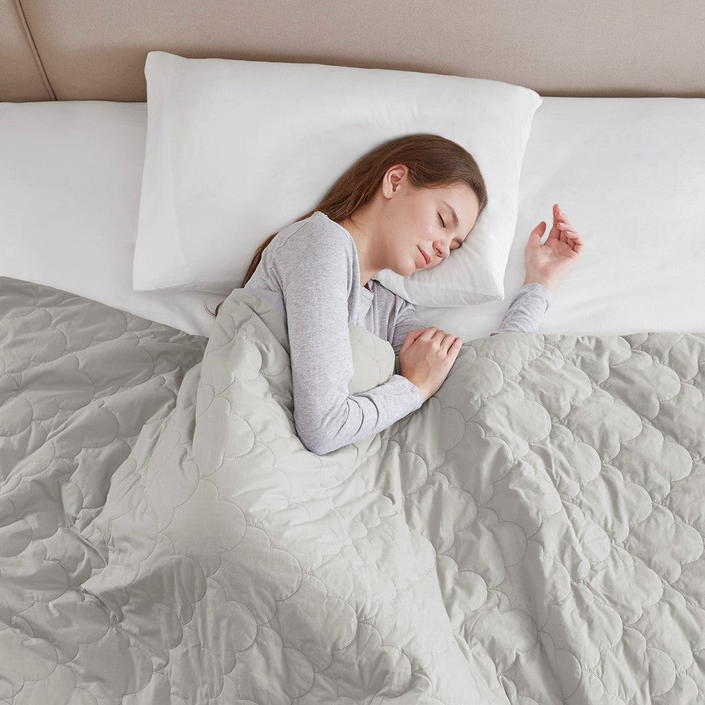 Deluxe Quilted Cotton Weighted Blanket