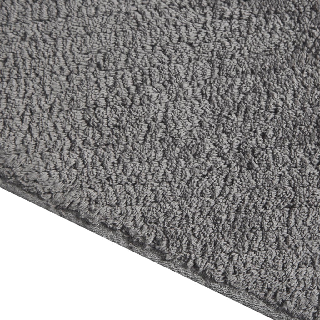 Aure 100% Cotton Reversible Antimicrobial Bath Rug