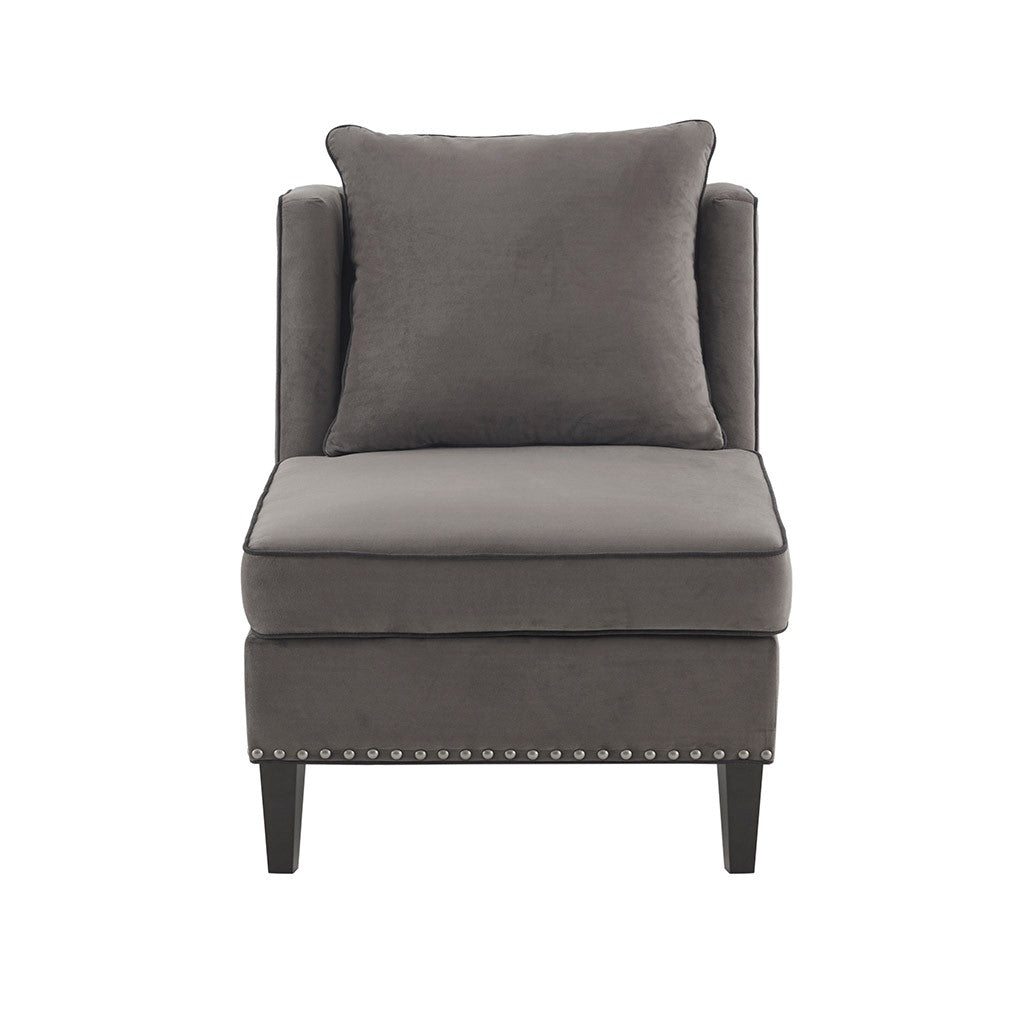 Dexter Grey Armless Shelter Chair