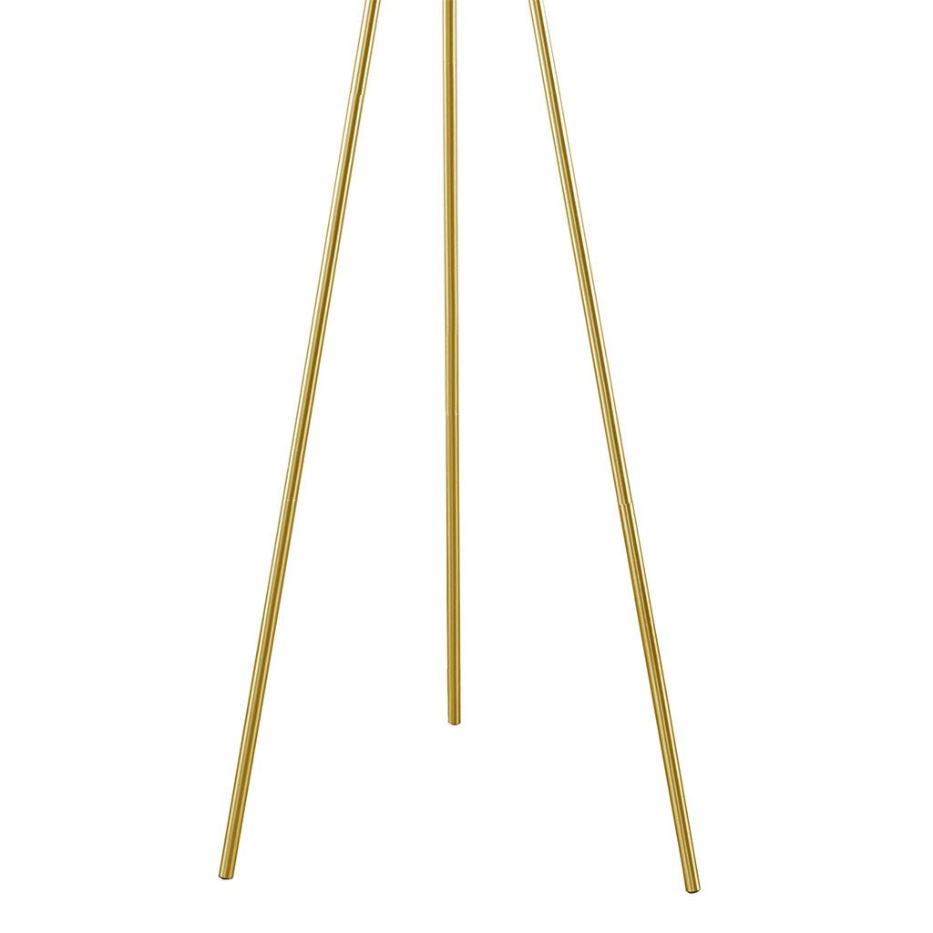 Pacific Tripod Gold Floor Lamp