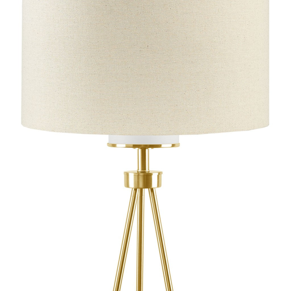 Pacific Tripod Gold Floor Lamp