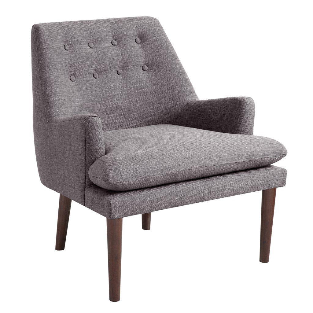 Taylor Mid-Century Grey Accent Chair