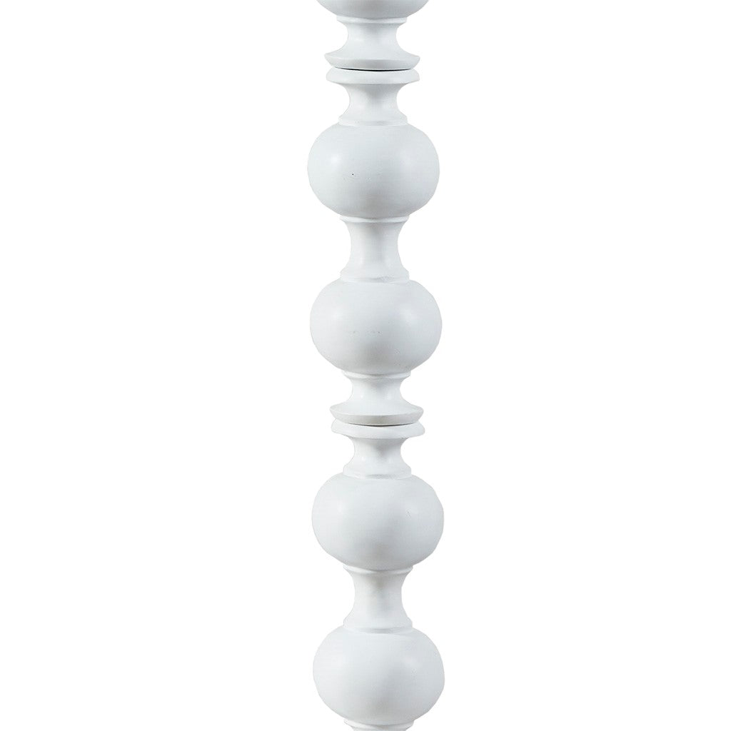 Astoria Column White Floor Lamp