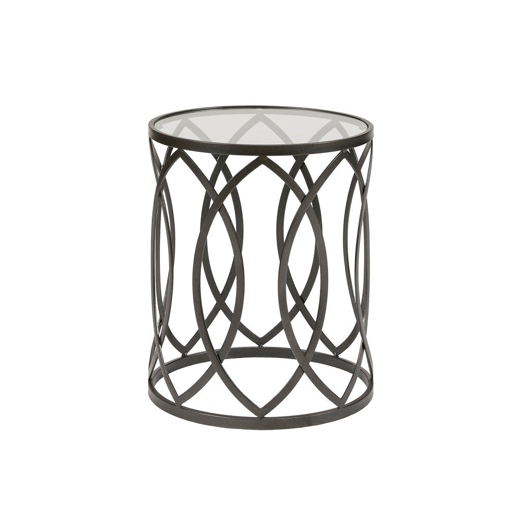 Arlo Metal Eyelet Accent Table