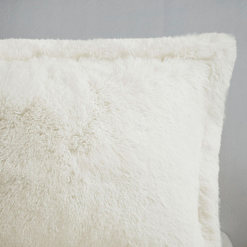 Malea Shaggy Fur Duvet Cover Set