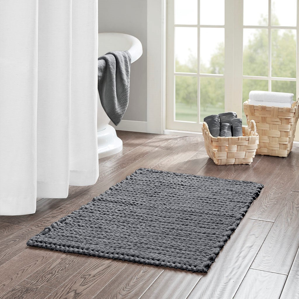 Lasso 100% Cotton Chenille Chain Stitch Rug