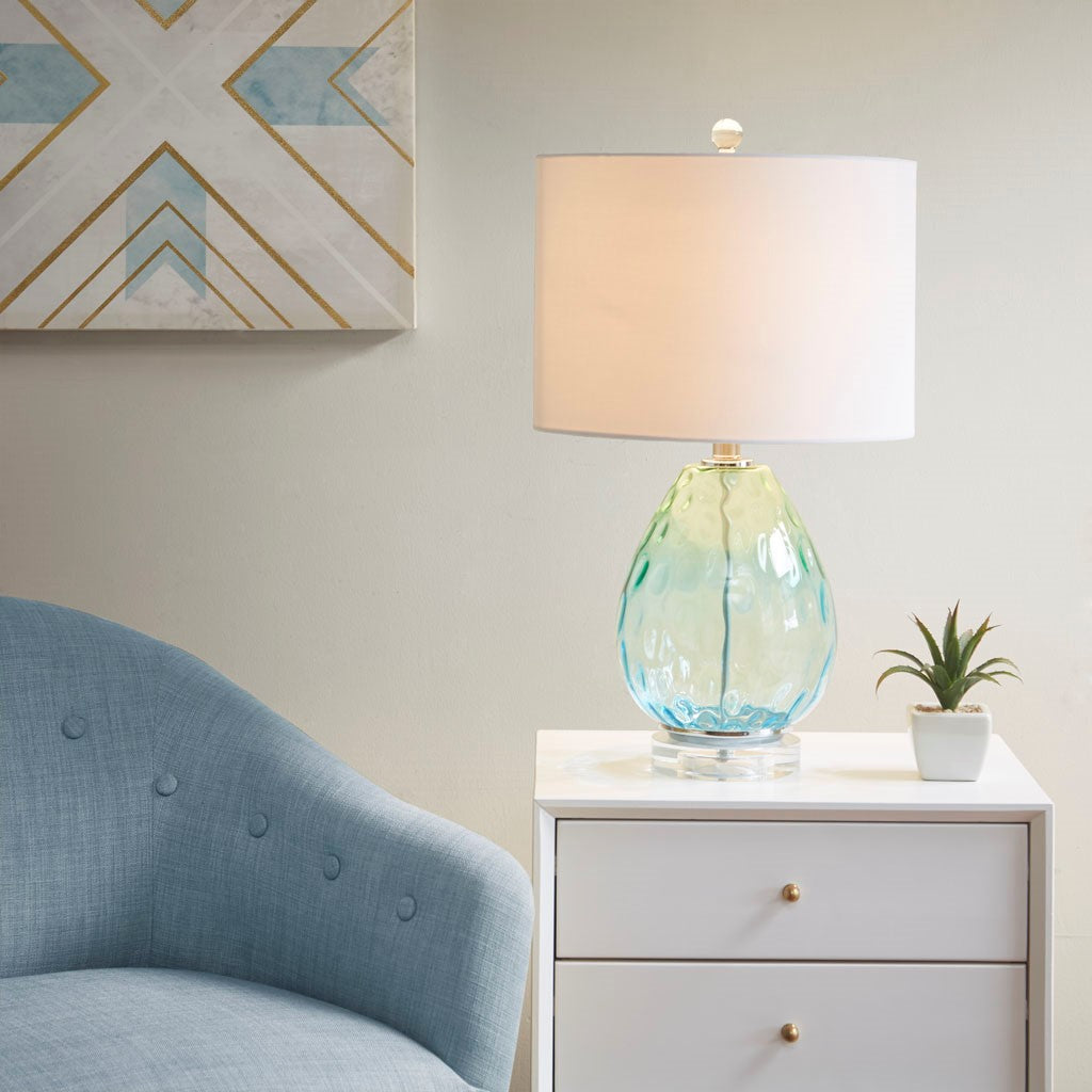 Borel Blue Table Lamp