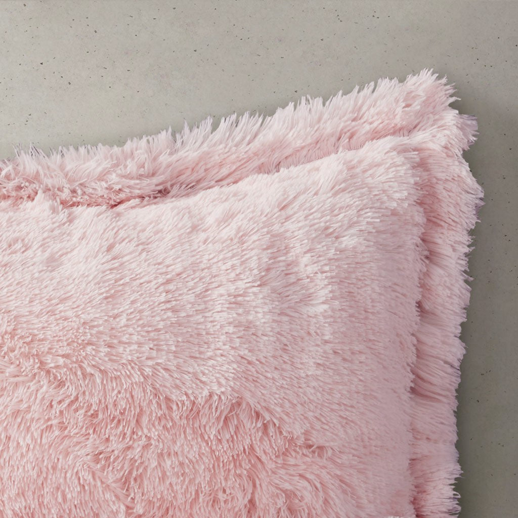 Cleo Ombre Shaggy Fur Comforter Set