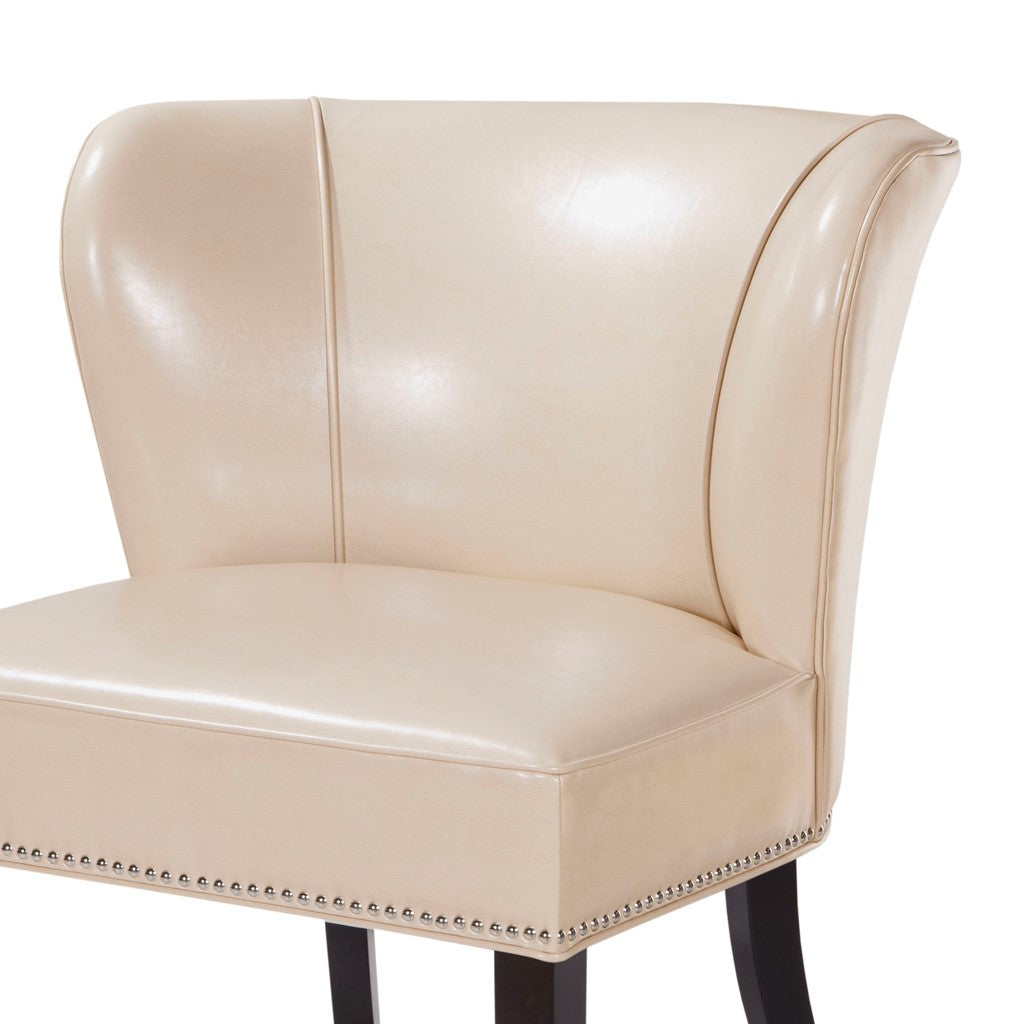 Hilton Armless Ivory Accent Chair