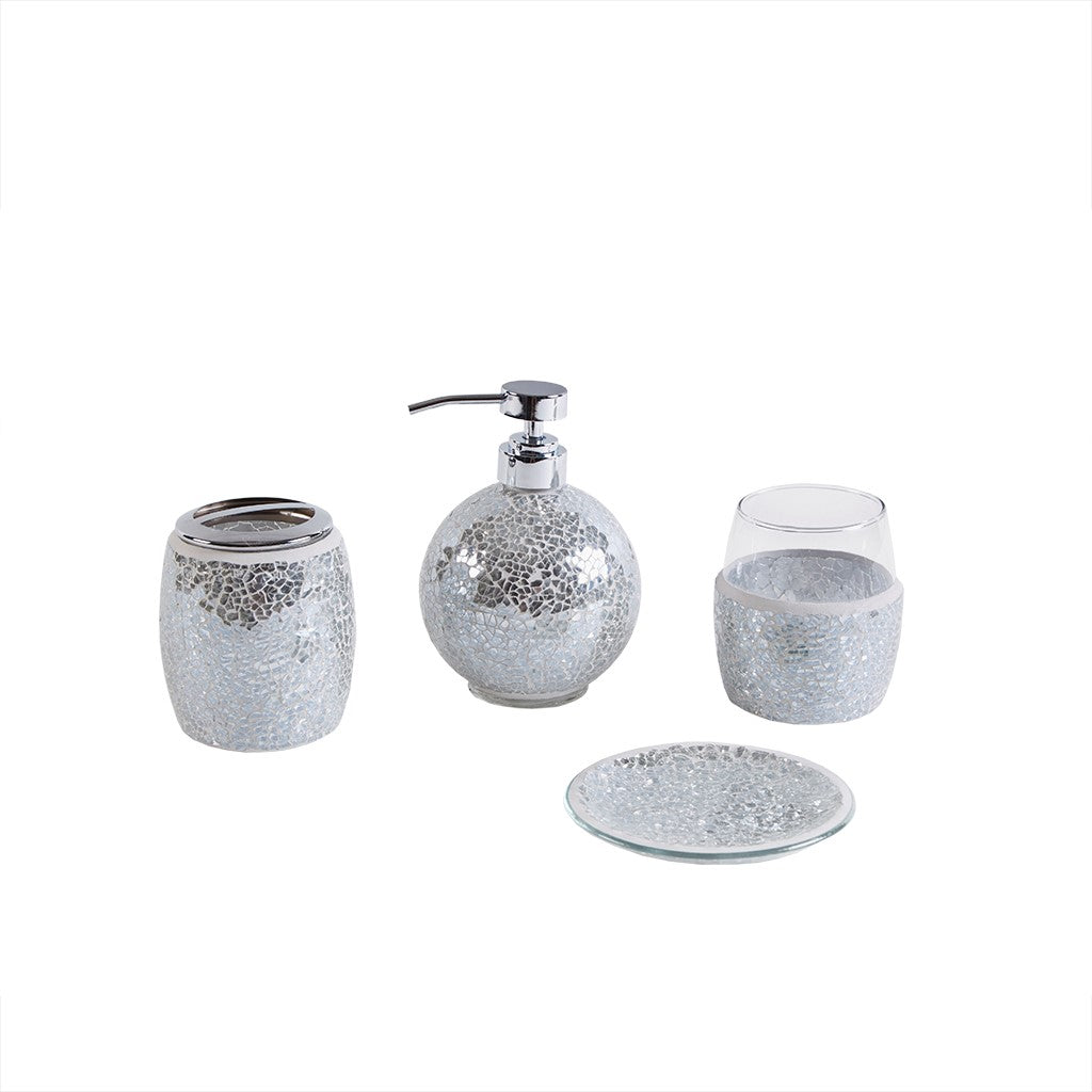 Mosaic 4 Piece Bath Accessory Set