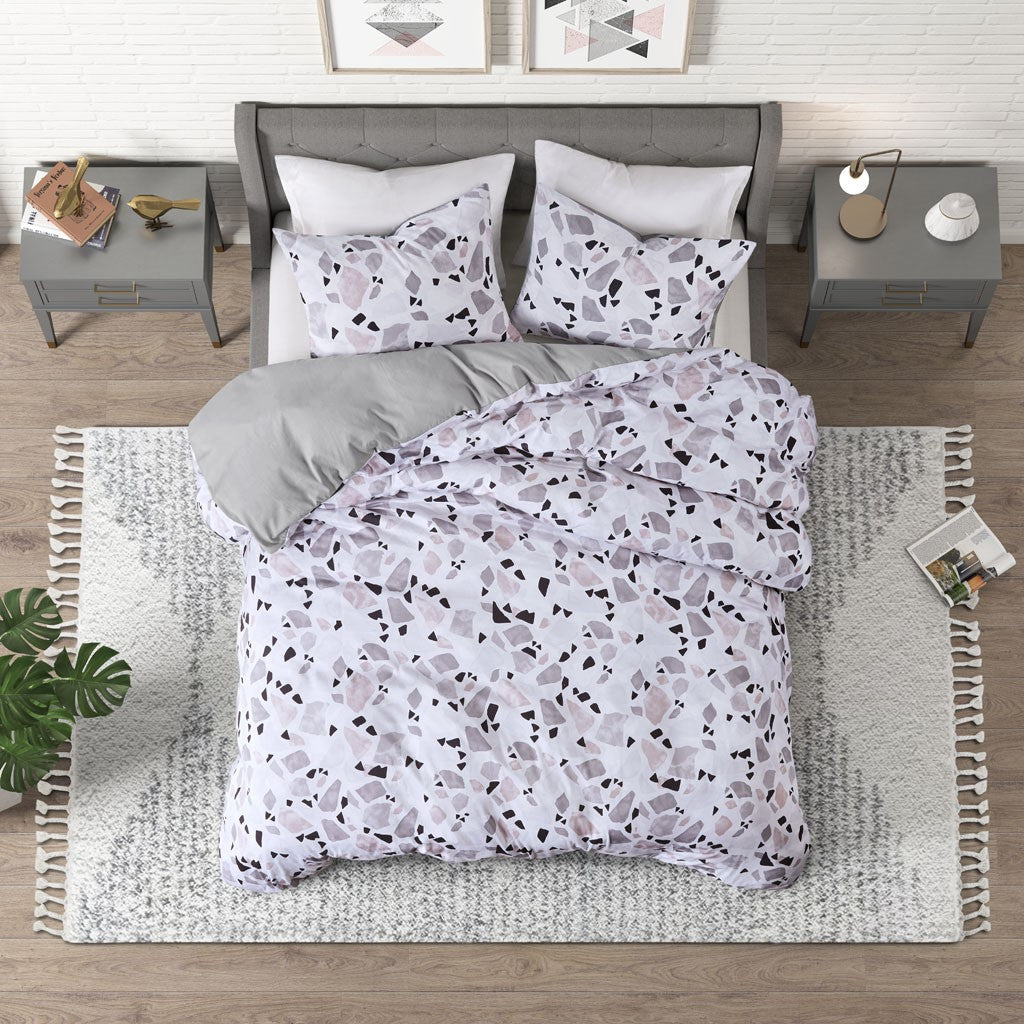 Terrazzo Cotton Printed Comforter Set