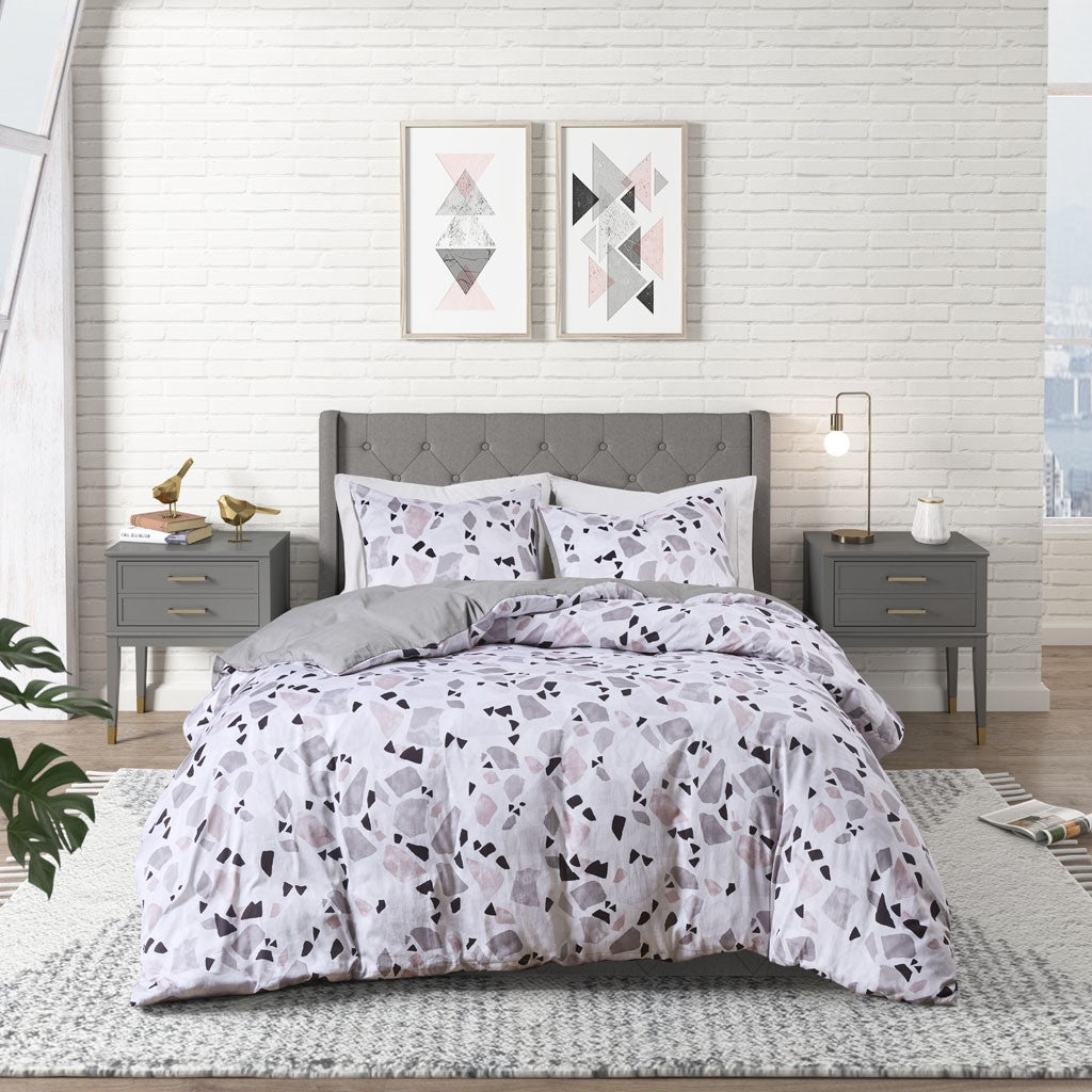 Terrazzo Cotton Printed Comforter Set