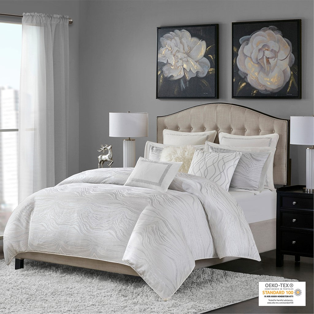 Hollywood Glam White Comforter Set