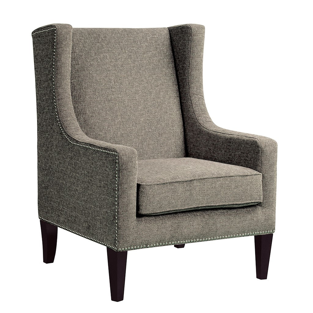 Barton Multi Brown Wing Chair