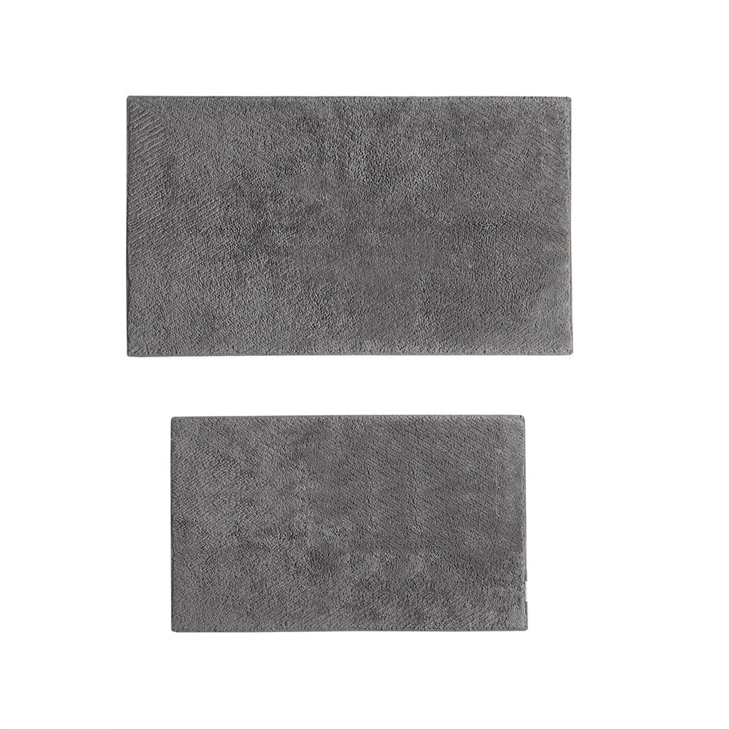 Aure 100% Cotton Reversible Antimicrobial Bath Rug