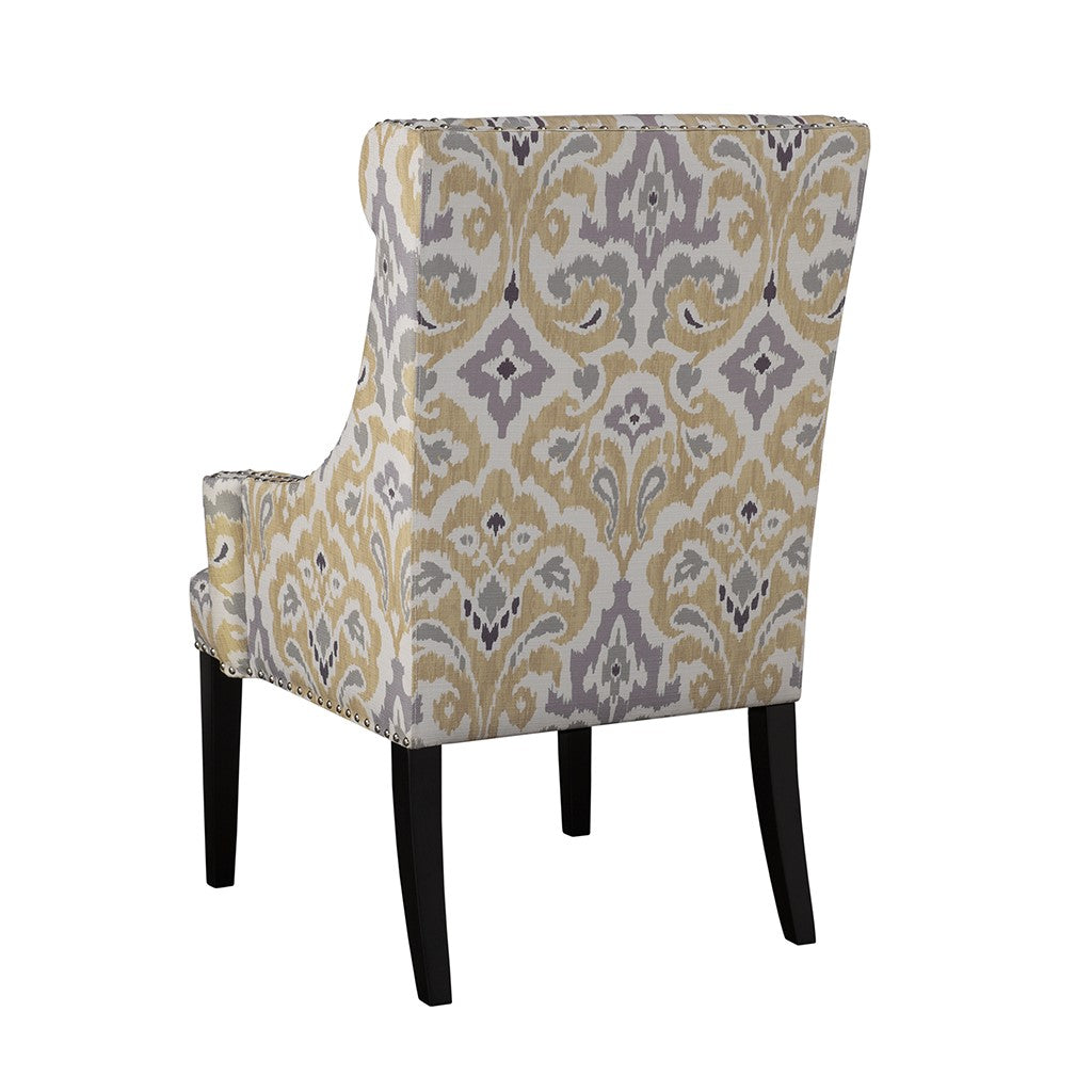 Marcel High Back Yellow Wing Chair