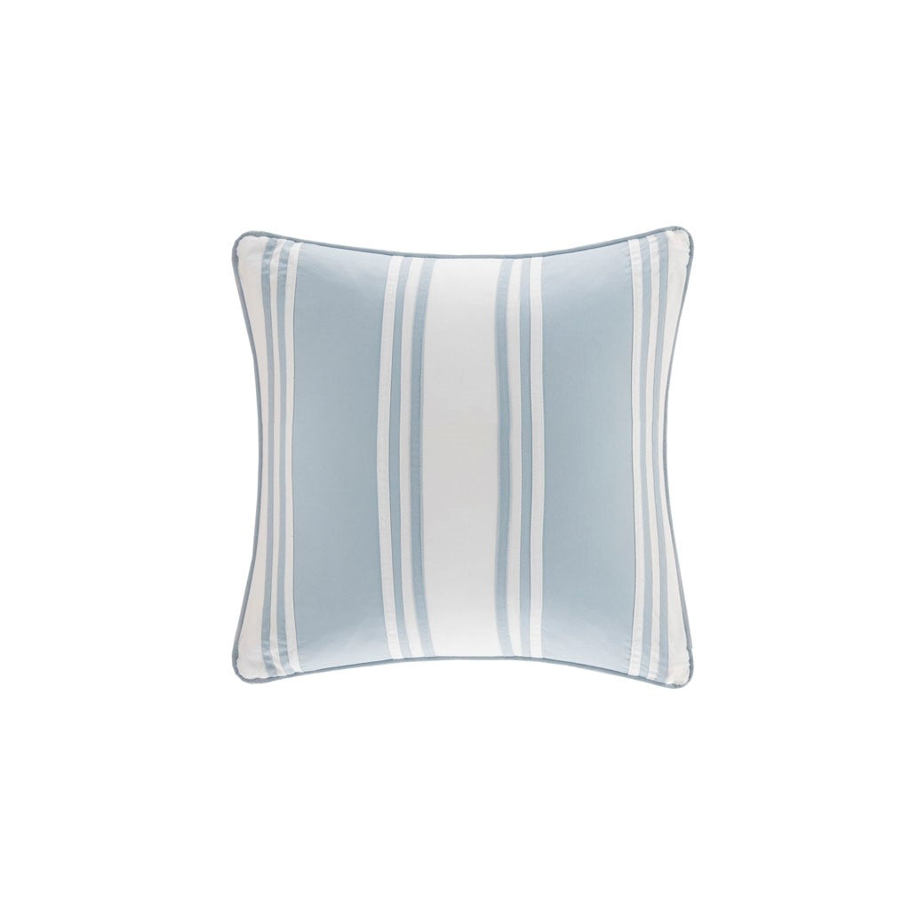 Crystal Beach Pieced Square Pillow