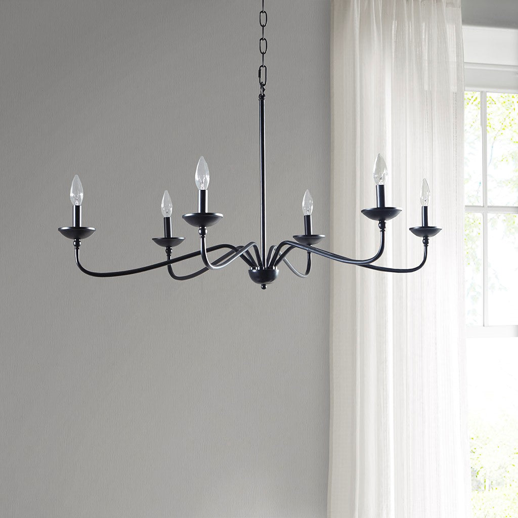 Brighton 6-Light Farmhouse Chandelier