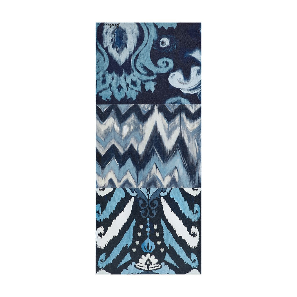 Flourish Ikat Gel Coat Canvas 3 Piece Set