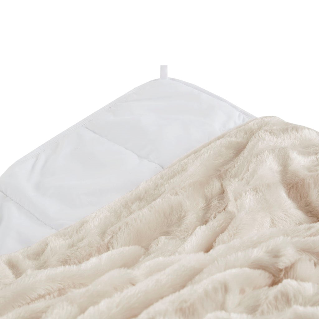 Duke Faux Fur Weighted Blanket