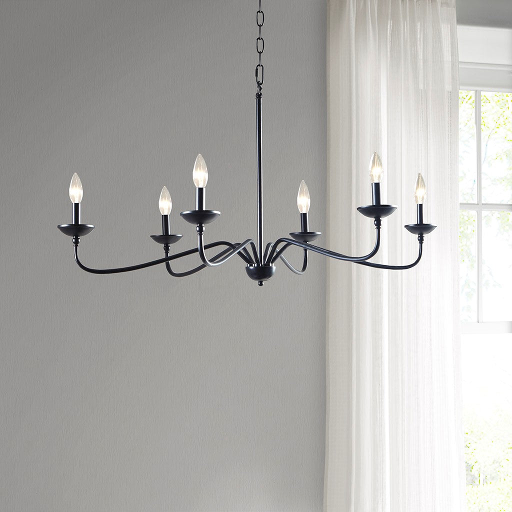 Brighton 6-Light Farmhouse Chandelier