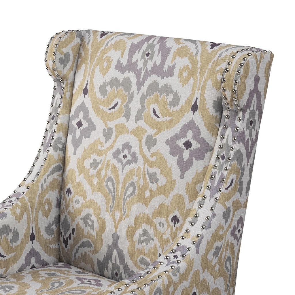 Marcel High Back Yellow Wing Chair