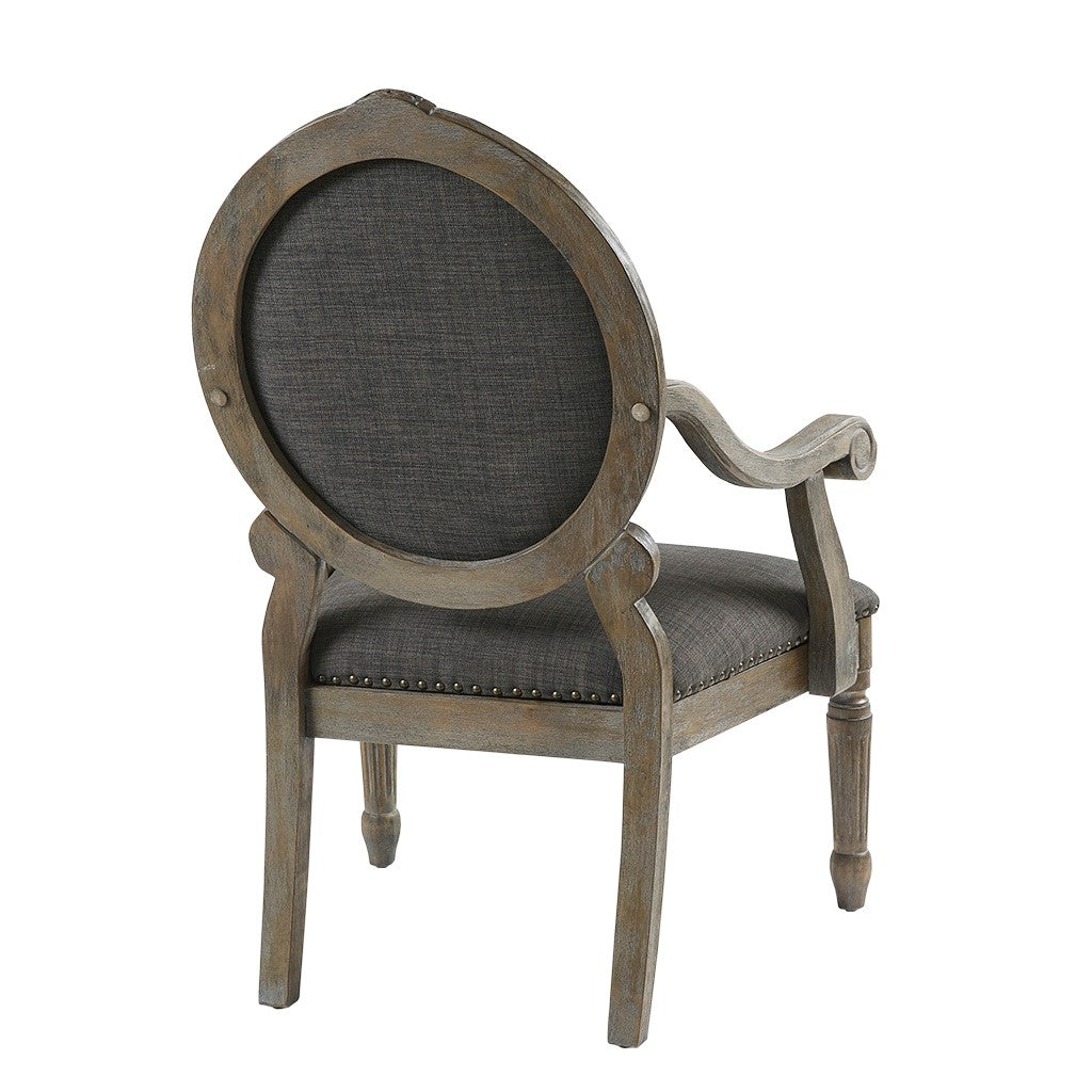 Brentwood Exposed Grey Wood Arm Chair