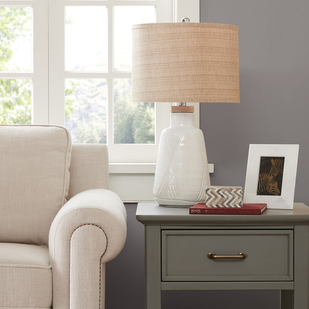 Tate Ivory Table Lamp