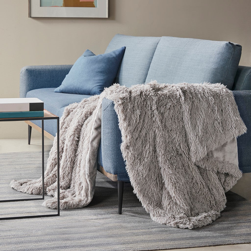 Malea Shaggy Fur Weighted Blanket