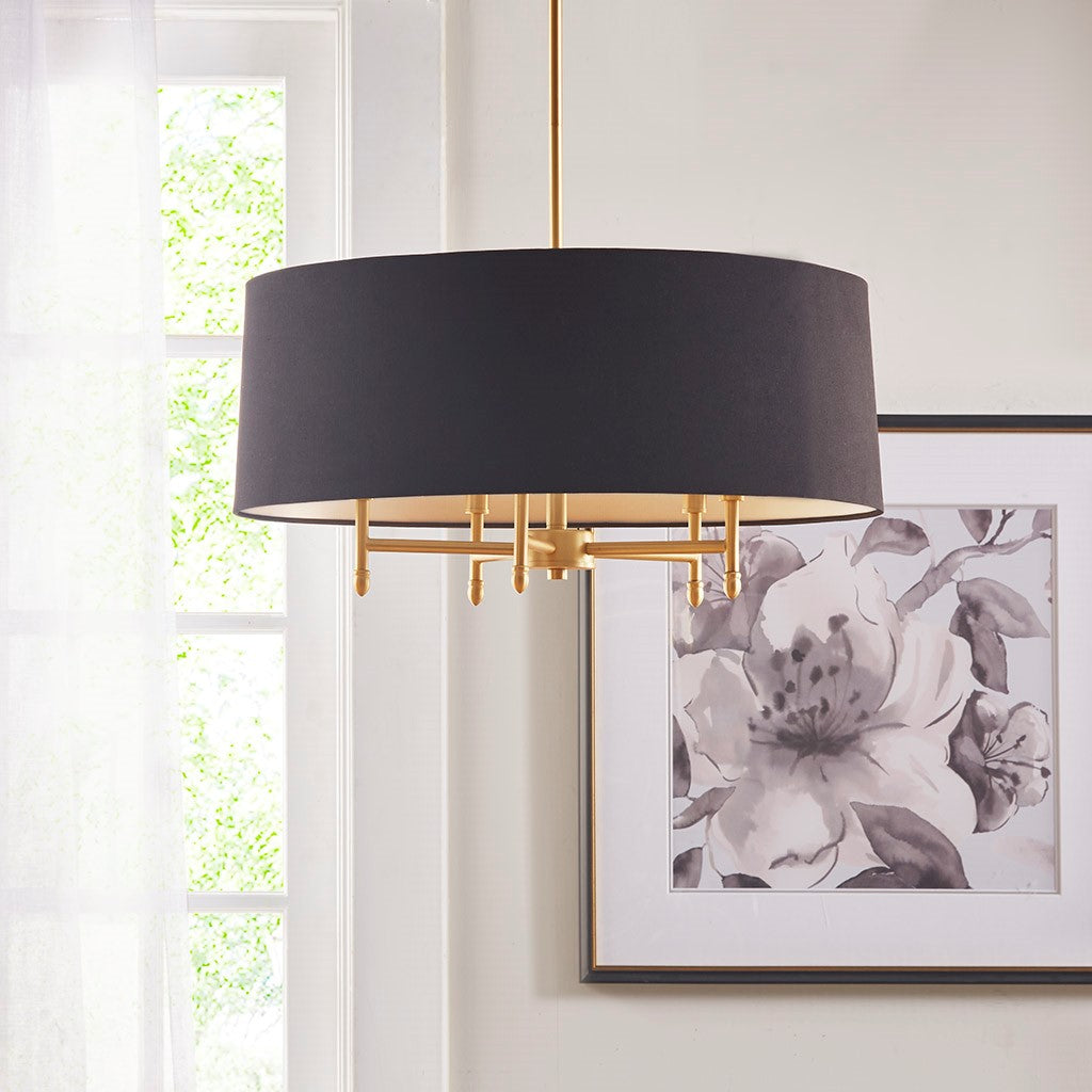 Plated Gold Presidio Chandelier