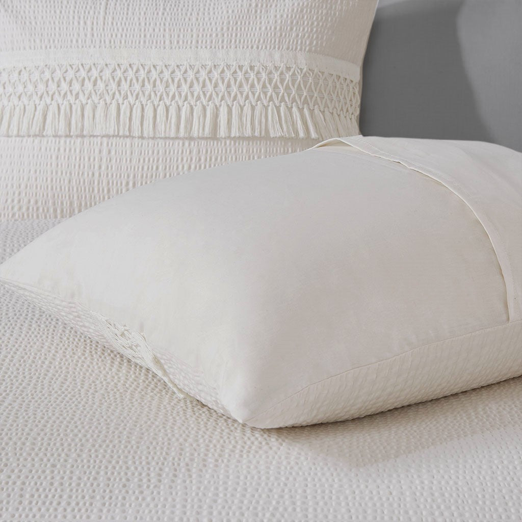 Amaya 3 Piece Cotton Seersucker Comforter Set