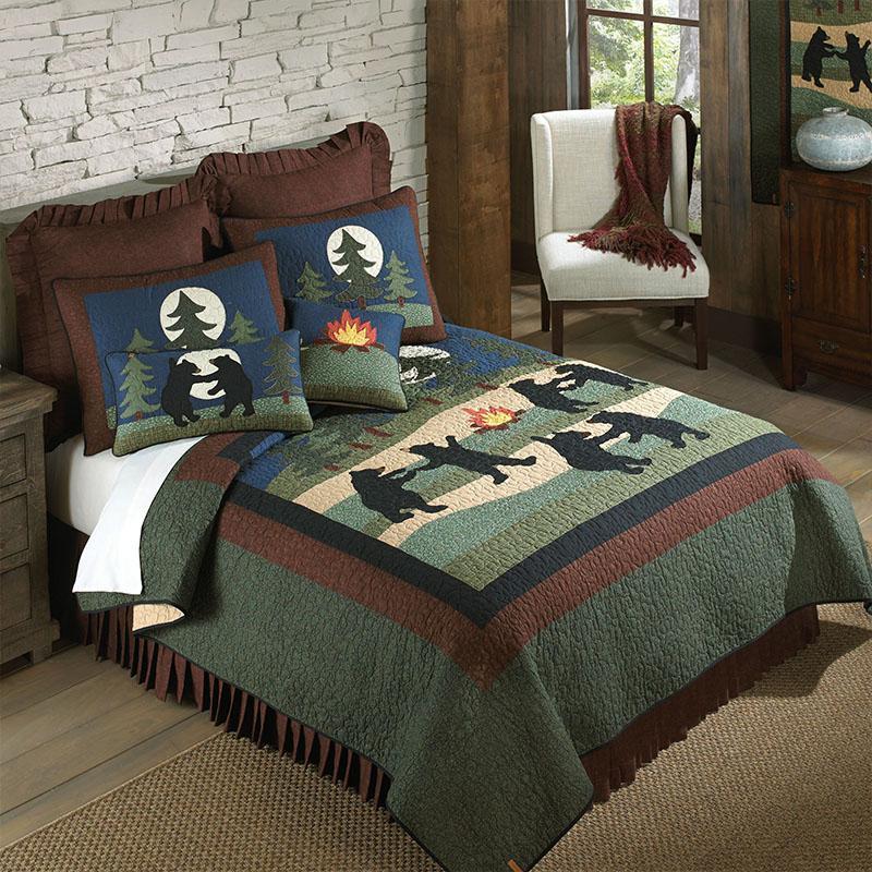 Bear Dance 3-Piece Cotton Quilt Set Quilt Sets By Donna Sharp