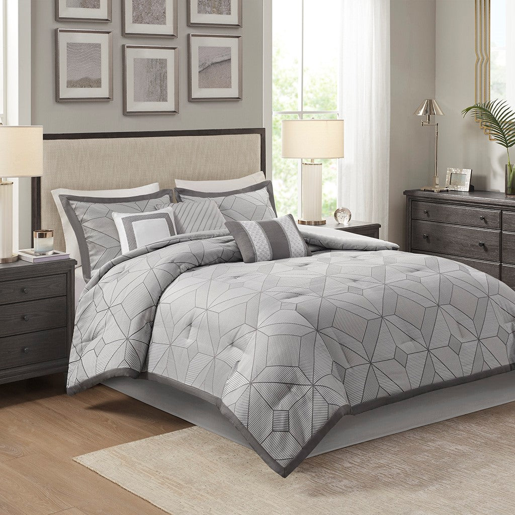 Cannon 7 Piece Jacquard Comforter Set